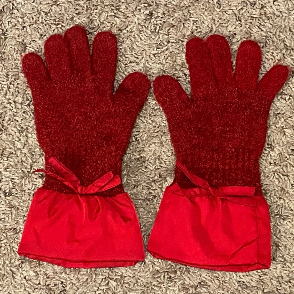Florian’s France Red Boutique‎ Little Girls Gloves 5 6 7